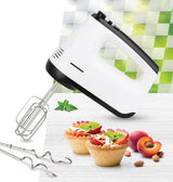 Heinner Mixer Mixer De Mana Heinner HM-400WHBK | 400W, 5 Viteze, Alb-Negru