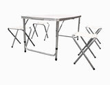 Heinner Set masa si scaune Set Masa Si Scaune Heinner DSCS001 | 4 Scaune, Masa Pliabila, Tip Servieta