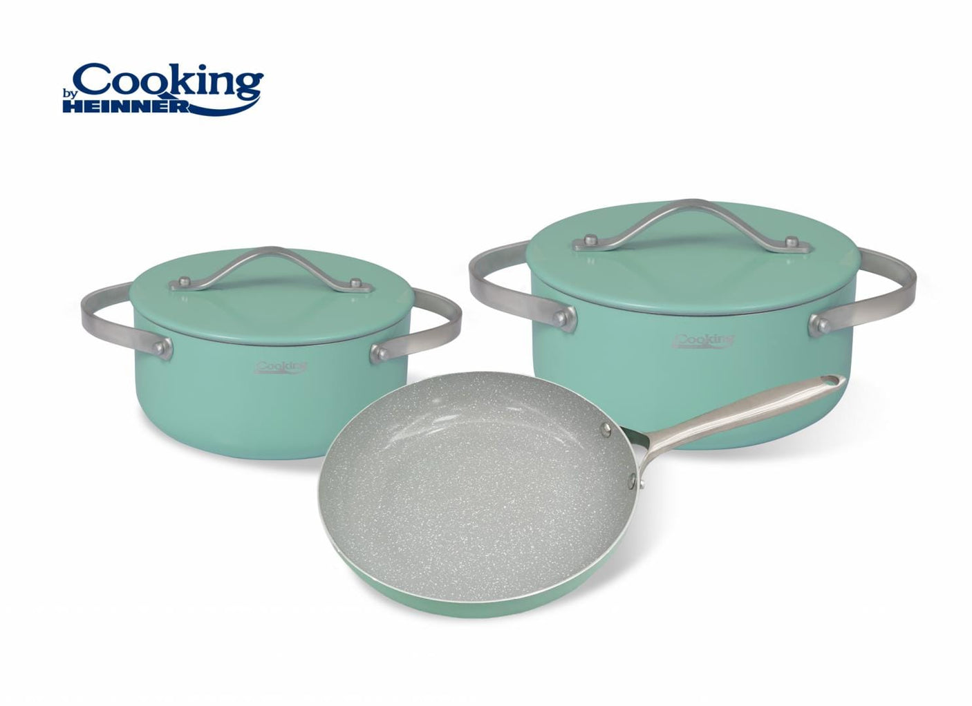 Heinner Set oale Set Oale Heinner HR-BET-5CRT | 5 Piese, Aluminiu Presat, Cooking By Heinner Creta