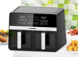 Heinner Air Fryer Air Fryer Heinner HAF-K10DB24BK | Dubla, 10L, 2400W, Negru