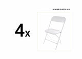 Heinner Set tenis de masa Set Masa Cu 4 Scaune Heinner DMSP001 | Plastic, Pliabile, Portabil