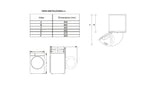 Heinner Resigilat - Masina de spalat rufe [RESIGILAT] Masina de spalat rufe Heinner HWM-HME7012IVSMA+++ | 7kg, 1200RPM, A+++, Motor Inverter, Display Digital, 59.5x46.5x84.5cm