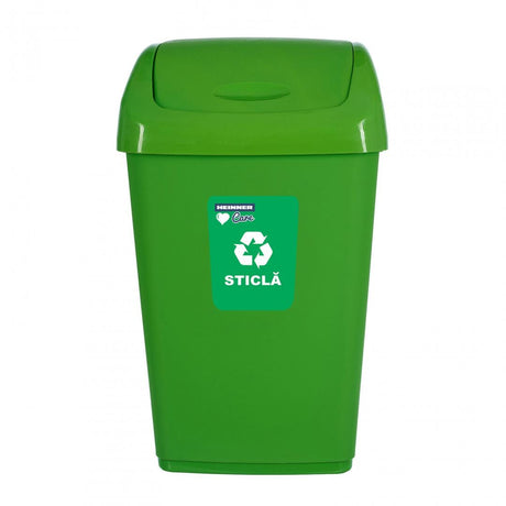 Heinner Cos gunoi Cos Gunoi Heinner HR-AL-35V | 35L, Capac Batant, Reciclare, Verde
