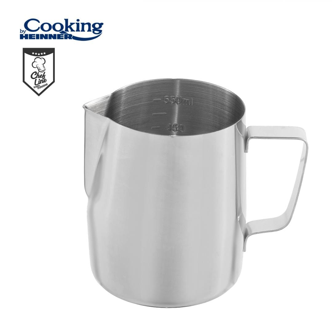 Heinner Cana filtranta Cana Lapte Inox Heinner HR-YMJ-CL550 | 550ml, Chef Line, Argintiu
