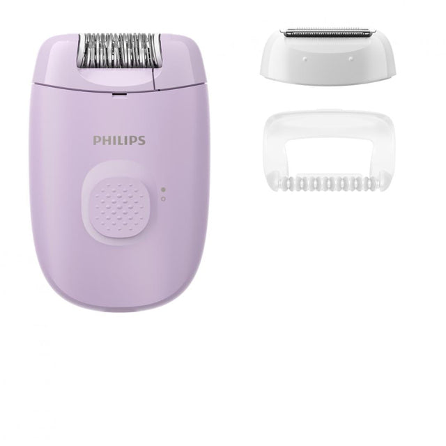 Philips Epilator Epilator Philips BRE237/00 | Seria 2000, 1 viteza, 2 accesorii, Retea, Lila
