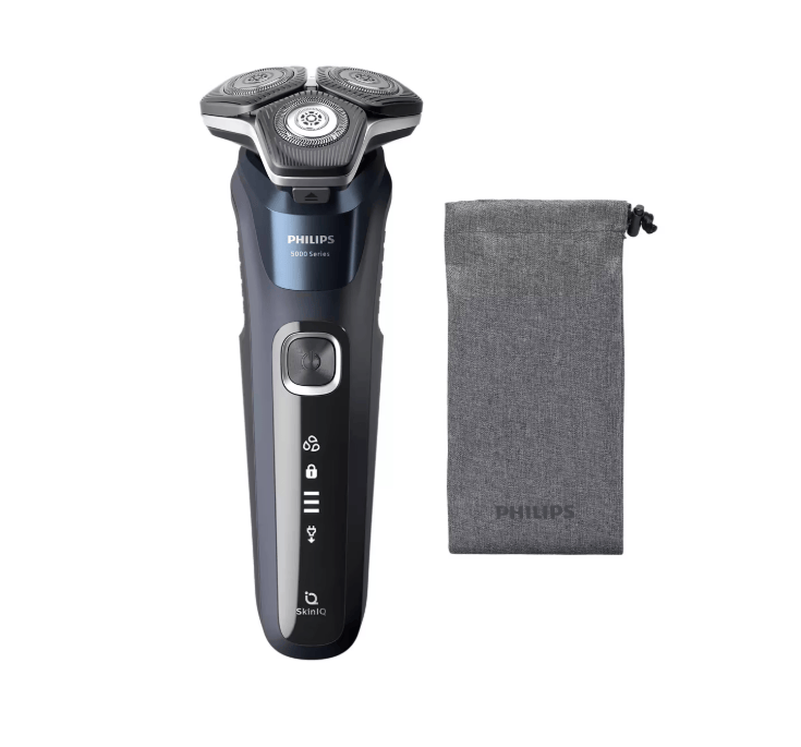 Philips Aparat de barbierit Aparat de barbierit Philips S5885/10 | Umed/Uscat, SkinIQ, 360°, LED