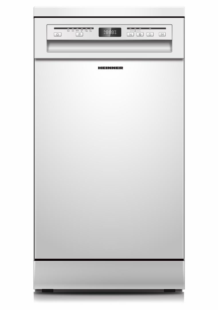 MASINA DE SPALAT VASE HEINNER HDW-FSM45609DWE++. 9 SETURI, CLASA DE EFICIENTA ENERGETICA E, CONTROL ELECTRONIC, DISPLAY 