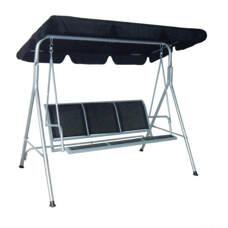 Heinner Mobilier de gradina Balansoar Heinner STBL003 | 3 Locuri, 175x112x15cm, Negru