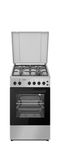 Heinner Aragaz Aragaz Heinner HFSC-S60LITGSL | 60cm, 4 Arzatoare, Cuptor Gaz, Grill, Inox, 50x60x85cm