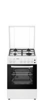 Heinner Aragaz Aragaz Heinner HFSC-S50LITGWH | Gaz, 50cm, 4 Arzatoare, Alb, 50x50x85cm