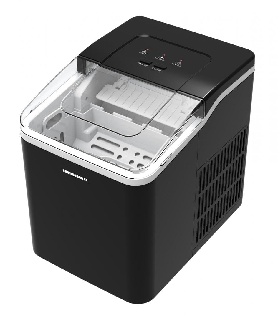 Heinner Masina de gheata Masina de Gheata Heinner HIM-120BK | 12kg/24h, Cuburi 3 Dimensiuni, Negru