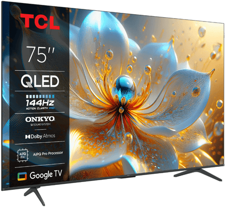 TCL Televizoare Televizor TCL QLED 75T8C | 189 cm, Smart Google TV, 4K Ultra HD, (Model 2025)