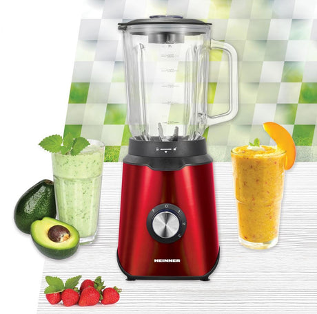 Heinner Blender Blender de Masa Heinner HBL-1000RED | 1000W, 1.5L, Rosu