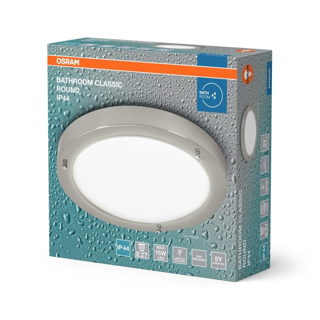 Osram Plafoniera LED Plafoniera OSRAM 000004099854444562 | E27, max 15W LED, IP44, Ø310mm