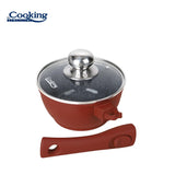Heinner Vase de gatit Caserola Heinner HR-JLG-C16C | 16x8cm, 1.3L, Aluminiu, Capac Inclus
