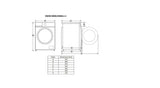 Heinner Masina de spalat rufe Masina de spalat rufe Heinner HWM-M8014SMA+++ | Slim, 8kg, 1400RPM, Clasa A, 59.5x47.5x85cm