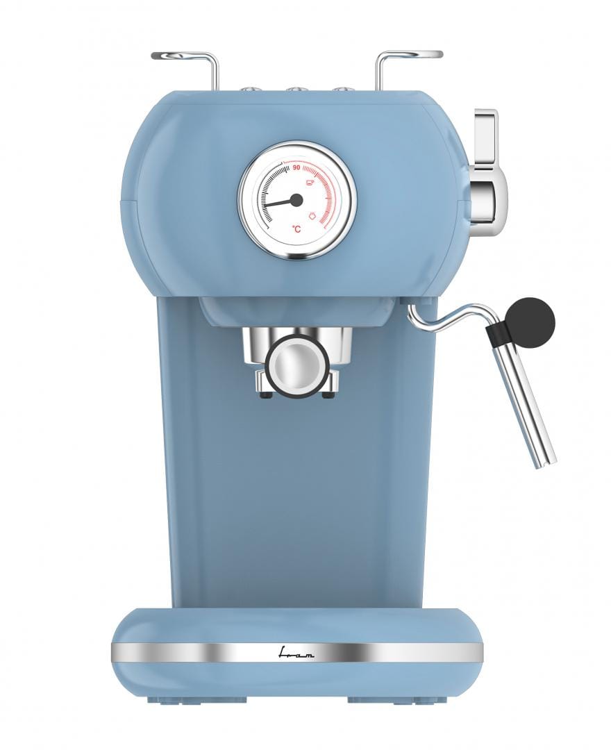 Fram Espressor manual Espressor Manual FRAM FEM-D15RBL | 1100W, 15 Bari, 1.2L, Albastru