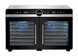 Heinner Deshidrator Deshidrator Heinner DualDry Elite HFD-KDDB1400BKSS | 1400W, 14 Tavi, Dublu Compartiment