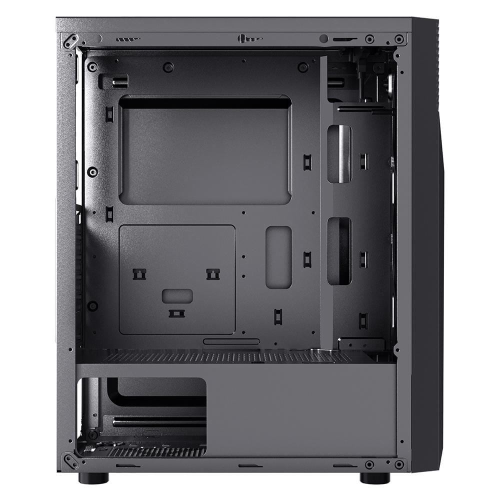 Spacer Carcasa SPACER WARRIOR Mid Tower NEGRU