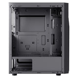Spacer Carcasa SPACER WARRIOR Mid Tower NEGRU