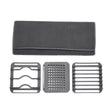 Heinner Accesorii bucatarie Suport Scurgator Vase Heinner HR-DSHTWL-4PC | 4 Piese, Cu Covoras