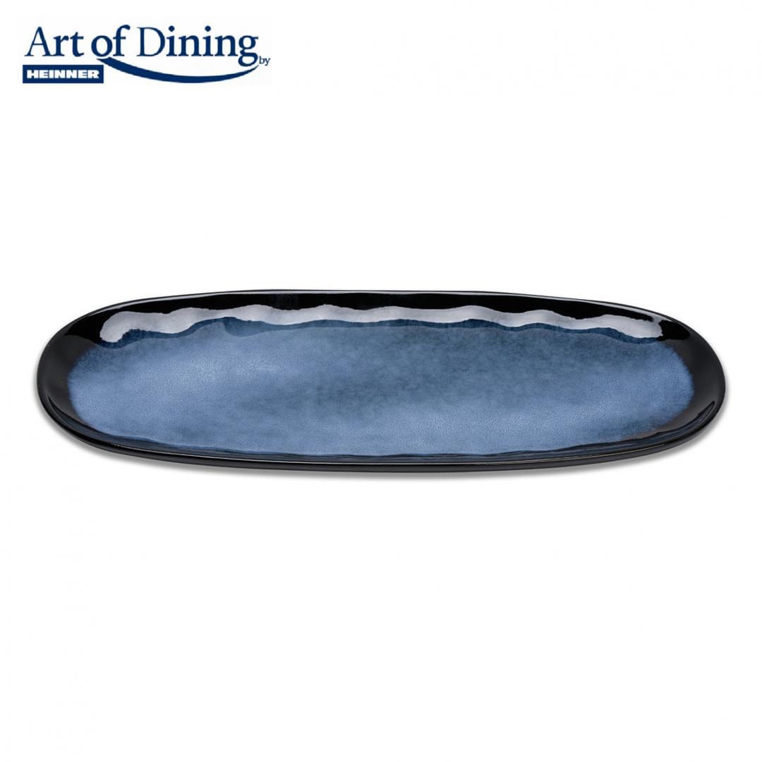 Heinner Set oale Set Platouri Heinner HR-LH-P384 | 4 buc, Ceramica, 38x15 cm, Serenity