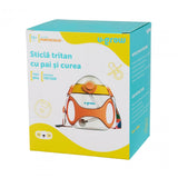 Sticla Tritan cu Pai și Curea, 330 Ml, Orange, U-grow