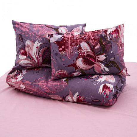 Heinner Lenjerie de pat Lenjerie Pat Heinner HR-KGBED-132-MGN | Kingsize, Bumbac, 132 TC, Magnolia