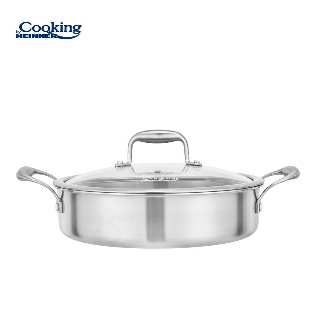 Heinner Cratita Cratita Heinner HR-MRK-3A26 | 26cm, 3.5L, Inox, Capac Sticla