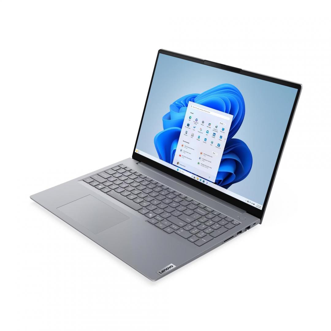 Lenovo Laptop ThinkBook 16 G9 IRL; 16" WUXGA (1920x1200) IPS 400nits Anti- glare, 45% NTSC, 60Hz; Intel® Core 5 210H, 8C (4P + 4E) / 12T, P-core 2.2 / 4.8GHz, E-core 1.6 / 3.6GHz, 12MB; Video Integrated Inte