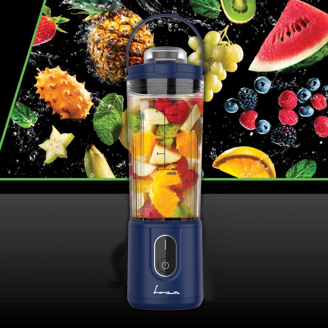 Fram Blender Blender Portabil Fram FBP-P74BL | Albastru, Reincarcabil USB
