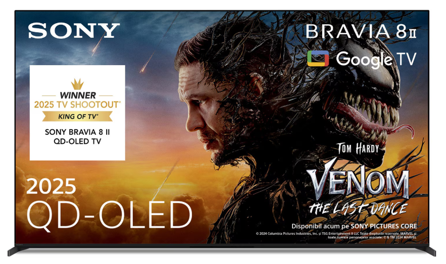 Sony Televizor Sony BRAVIA 8M2 OLED 55XR8M2, 139 cm, Smart Google TV, 4K Ultra HD, 100 Hz, Clasa F