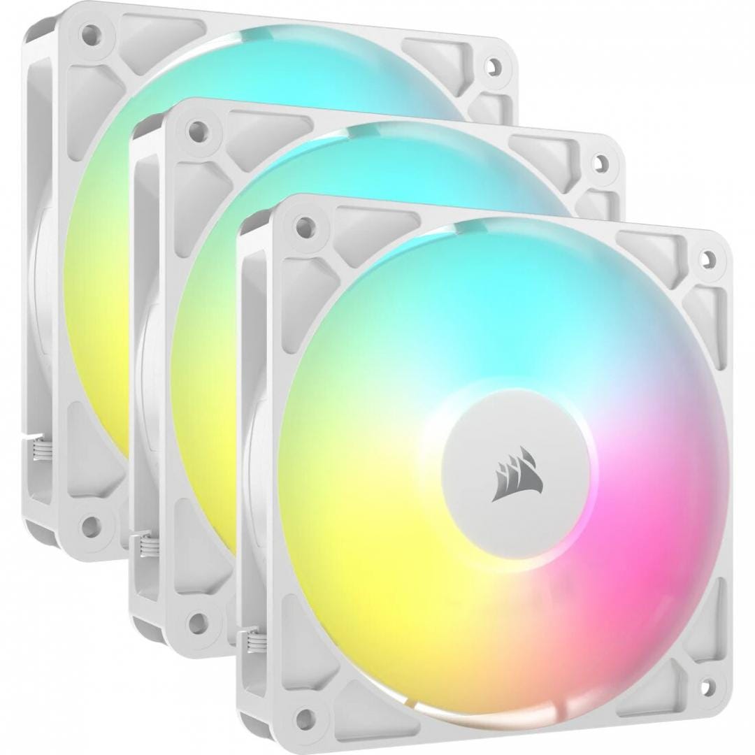 Corsair Ventilator Ventilatoare Carcasa Corsair RS120 CO-9050185-WW | 3x120mm, ARGB, Alb