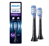 Philips Perie Perie Philips Sonicare Gum Care HX9052/88 | 2 Capete, Click-on, BrushSync, Negru