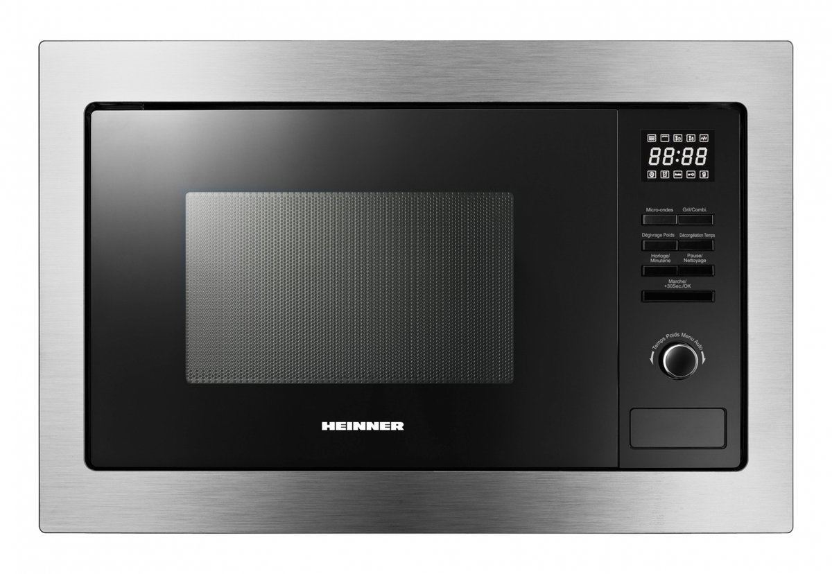 [RESIGILAT] Cuptor Microunde Incorporabil Heinner HMW-MDBI25GDIX | 25L, 900W, Grill 1000W, Digital