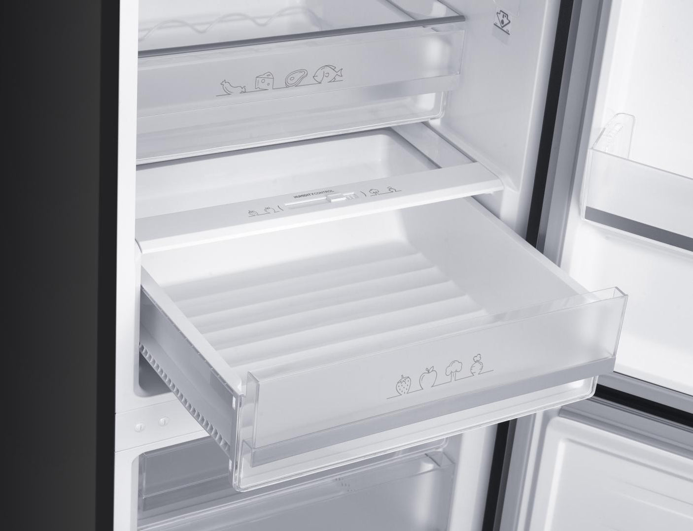 Combina frigorifica Heinner HCNF-HM400DINVE++, No Frost, MaxStorage, tehnologie Dual Inverter, clasa energetica: E, capa