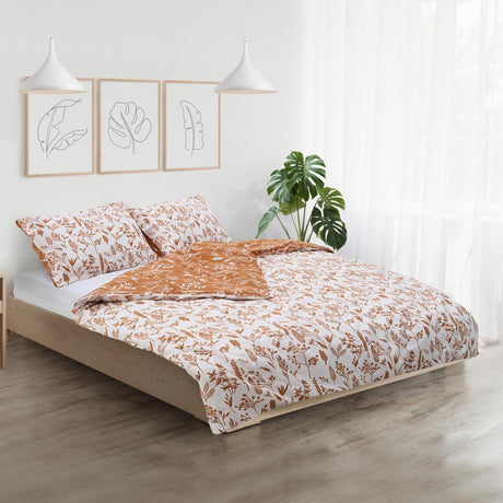 Heinner Lenjerie de pat Lenjerie Pat Heinner HR-4BED-132-MENG | Dubla, 100% Bumbac, 4 Piese