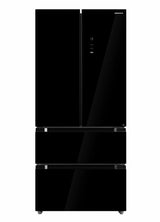 Heinner Combina frigorifica Combina Frigorifica French Door Heinner HCFD-M516INVHGBKE++ | 516L, No Frost, Clasa E, Inverter, Negru, 83.3x65.3x189.8cm