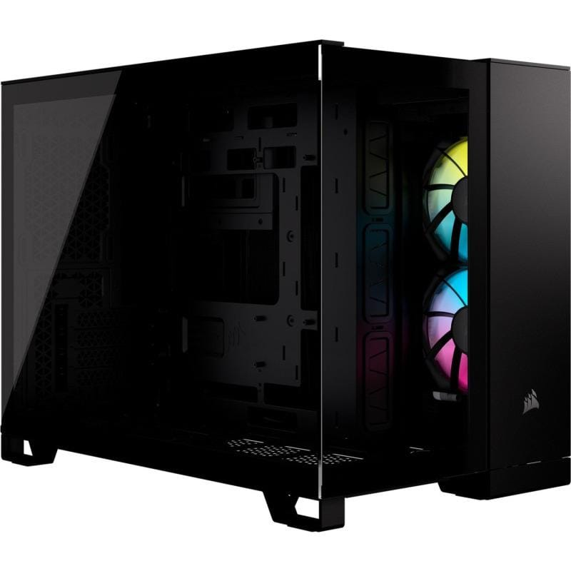 Corsair Carcasa PC Carcasa CORSAIR iCUE LINK 2500X CC-9011267-WW | Micro ATX, Dual Chamber, Negru