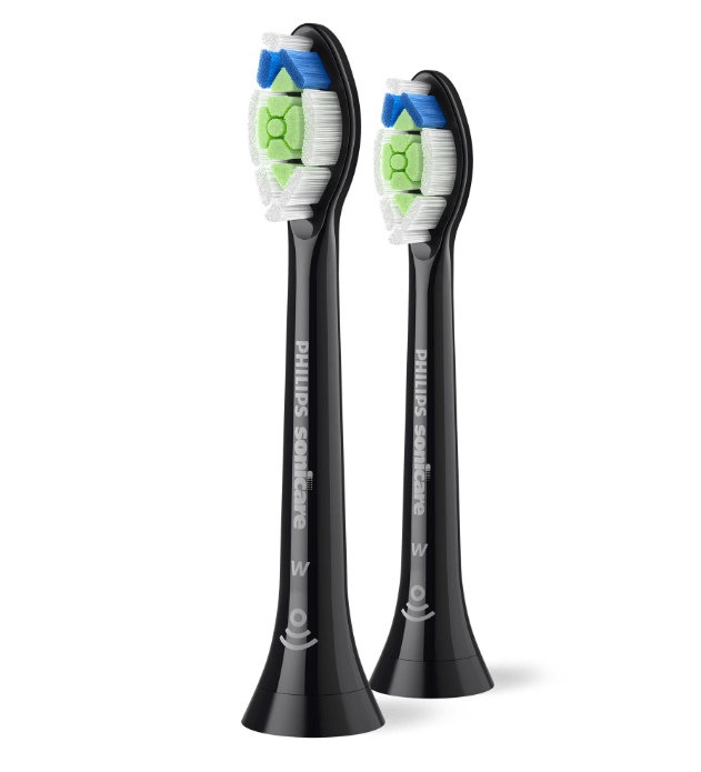 Philips Perie Capete Periere Philips Sonicare HX6062/88 | Optimal White, 2 buc, BrushSync, Negru