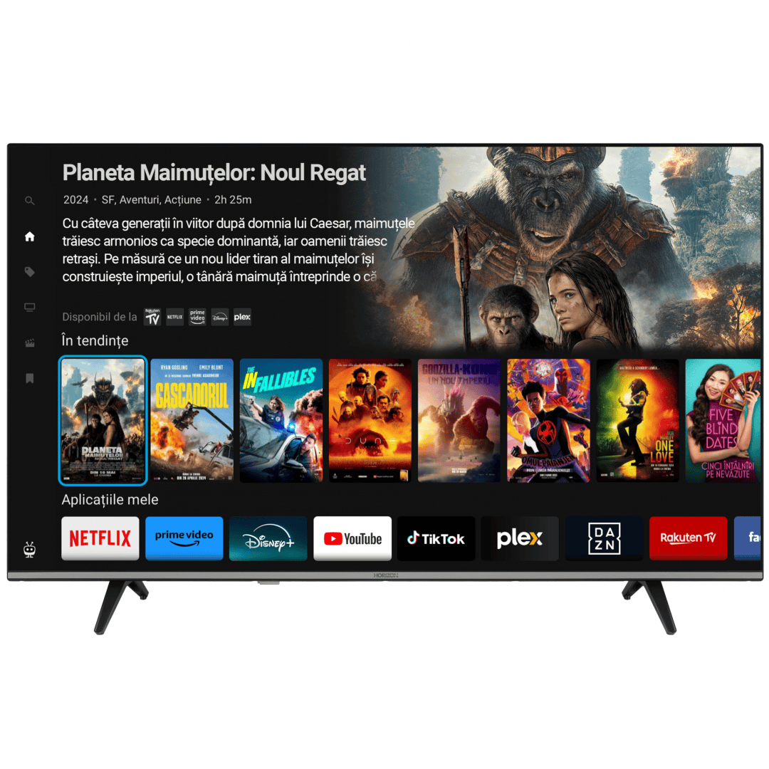 HORIZON LED TV HORIZON SMART 65HL7560U/D, 65" D-LED, 4K Ultra HD, DVB-S2/T2/C, CME 400Hz, TiVo, Contrast 5000:1, 350 cd/m2, 1x CI+, 3x HDMI (v2.0), 2x USB(v2.0), 1x Optic, 1x AUX, 1x LAN(RJ45), USB Player (AV