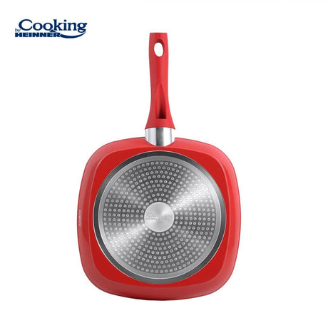 Heinner Tigaie Tigaie Grill Heinner HR-BET-ED28 | 28cm, Aluminiu Forjat, Red Stone