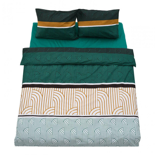 Heinner Lenjerie de pat Lenjerie de pat dubla Heinner HR-4BED-132-DECO | 100% bumbac, 4 piese