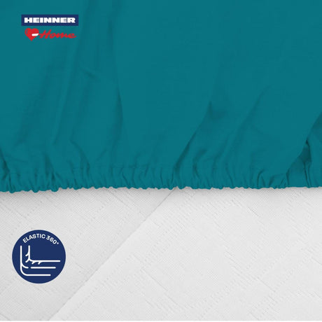 Heinner Cearceaf de pat Cearceaf cu elastic Heinner HR-SHEET180-TRQ | 180x200cm, Turcoaz