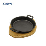 Heinner Tigaie Tigaie Heinner HR-ZVC-T20 | Fonta Pura, 20cm, Cu Suport Lemn