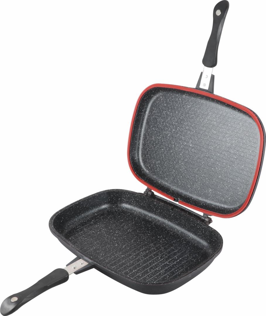 Heinner Tigaie Tigaie Heinner HR-SCO-A0236B | Dubla Grill, 36x24 cm, Aluminiu, Dark Line
