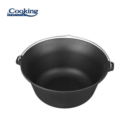 Heinner Vase de gatit Ceaun Din Fonta Heinner HR-ZVC-16CP | 16L, 41cm, Fonta Pura, Cu Capac