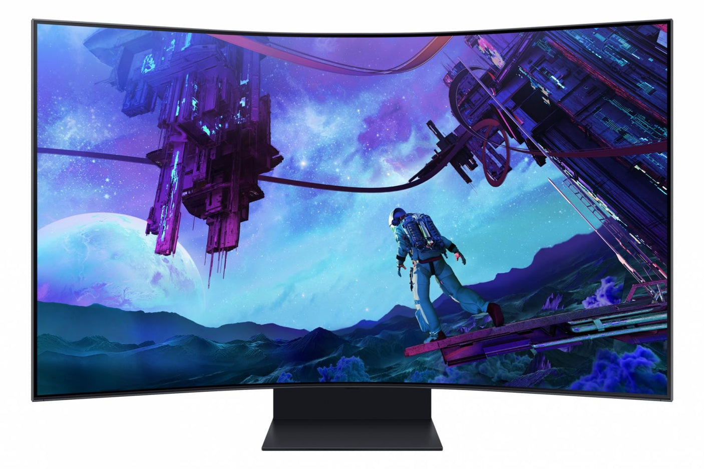 Samsung Monitor PC Monitor Samsung LS55CG970NUXDU | 55", VA, 4K, 165Hz, 1ms, 1000R