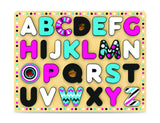Placa de Sortare Abc, Jucarie Lemn — Kids Hits