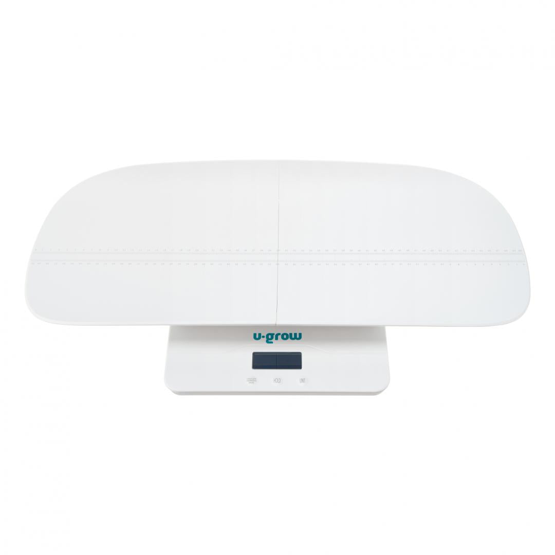 Cantar Digital Corporal 2IN1 pentru Bebe și Mama, U-grow, Display LED, Blueetoth, Auto Off, Functie Tara, 100kg, Alb